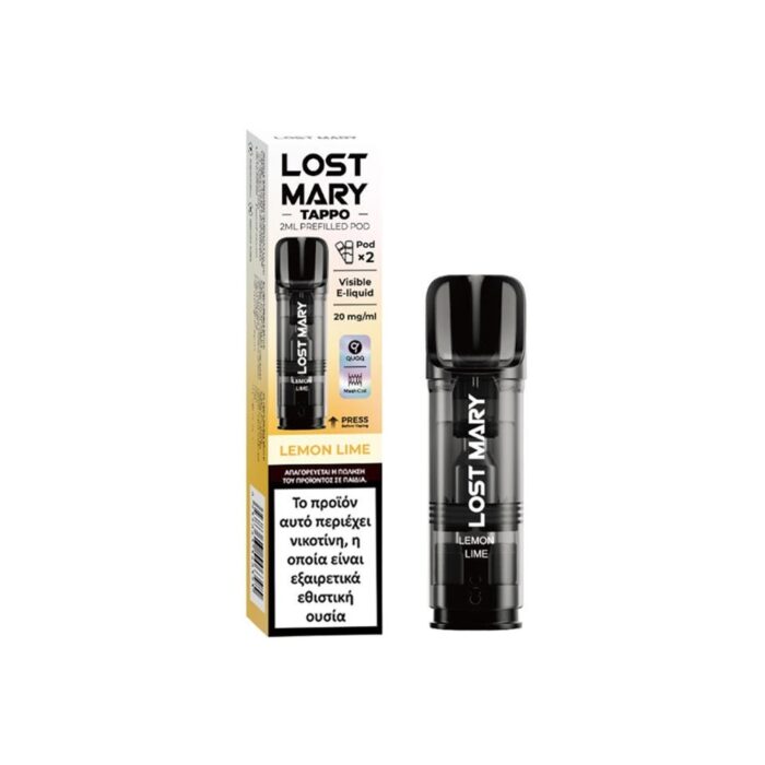 Lost Mary Tappo Pod - Lemon Lime 20mg 2ml - Image 1