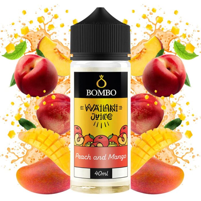 Bombo Wailani Juice - Peach and Mango 40ml/120ml - Image 1