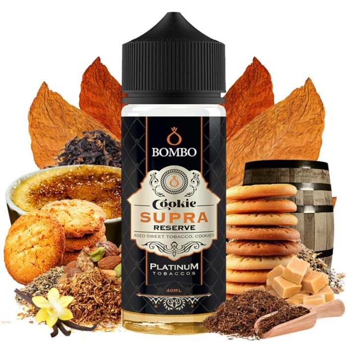 Bombo Platinum Tobaccos - Cookie Supra Reserve 40/120ml - Image 1