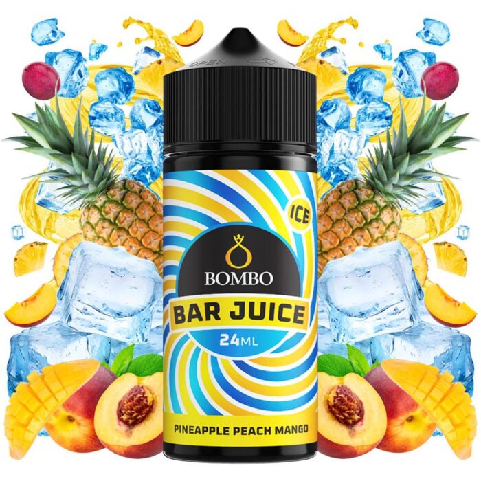 Bombo Bar Juice - Pineapple Peach Mango 24/120ml - Image 1