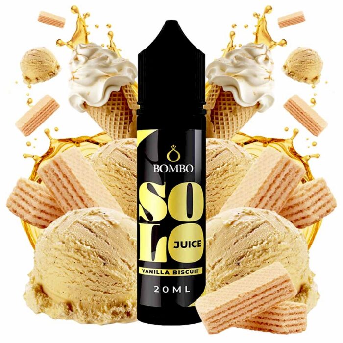 Bombo Solo Juice - Vanilla Biscuit 20/60ml - Image 1