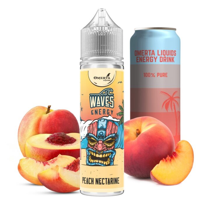 Omerta - Waves Energy Peach Nectarine 15/60ml - Image 1