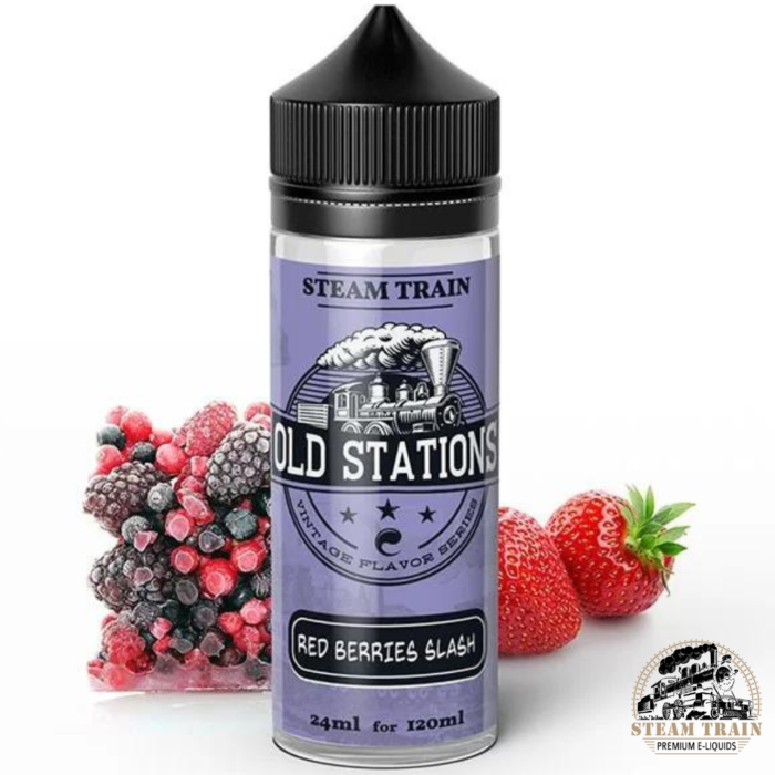 Steam Train - Red Berries Slash 24/120ml - Image 1