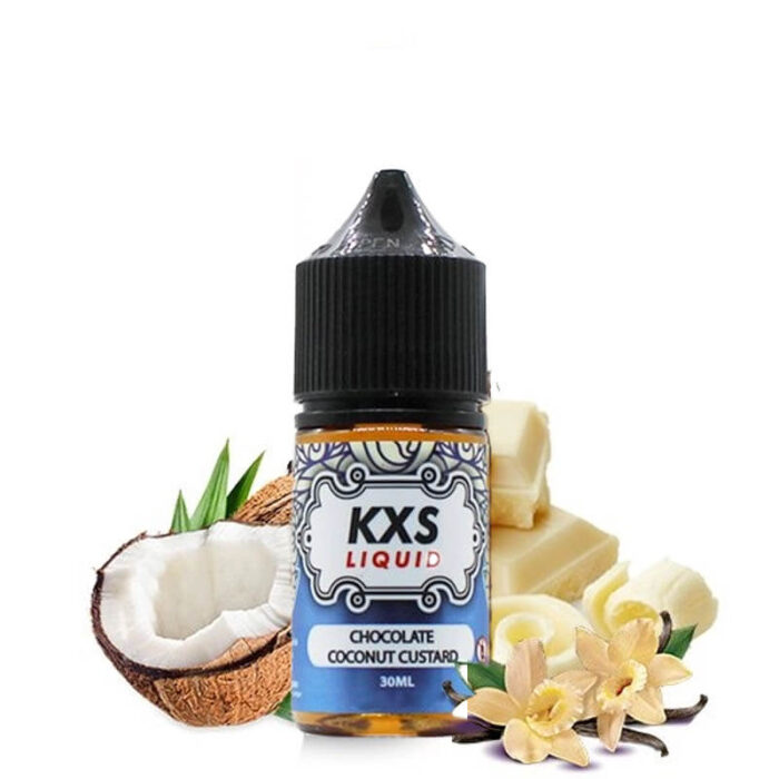 Kxs Liquid – Chocolate Coconut Custard 30ml - Image 1