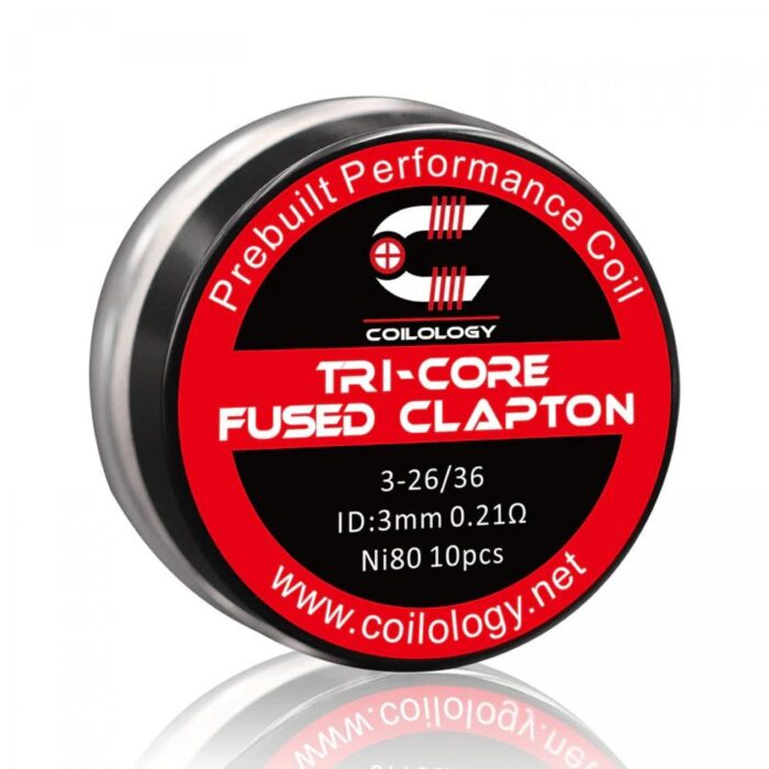 Coilology - Tri-Core Fused Clapton coils 0.21ohm Ni80 - Image 1